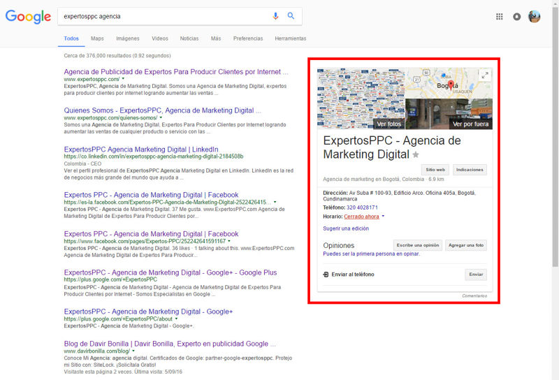 google mi negocio y sus beneficios